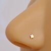 estrella piercing de nariz