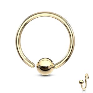 argolla delgada dorada