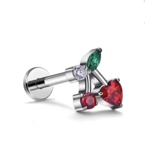 cereza piercing titanio