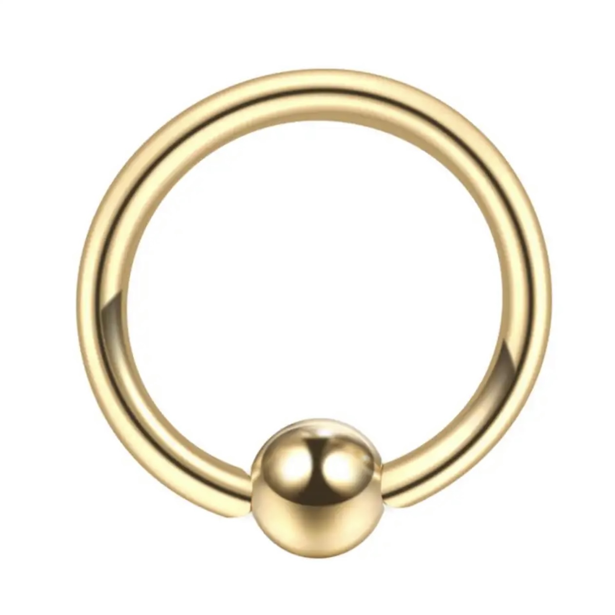 argolla delgada dorada