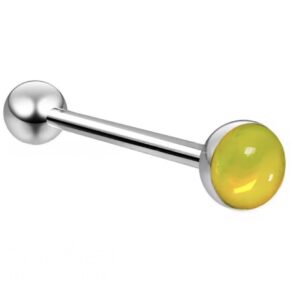 Lengua Cristal Amarillo 14g