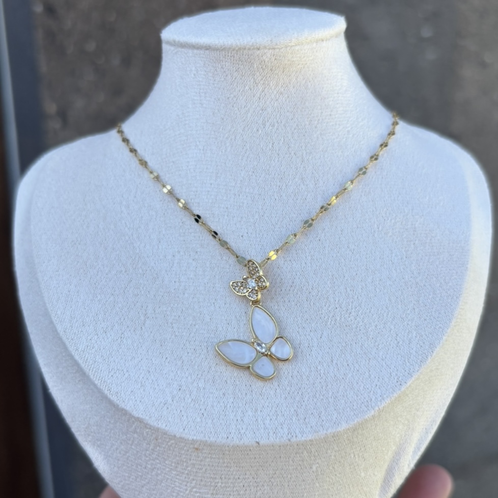 Collar Mariposas Dorado