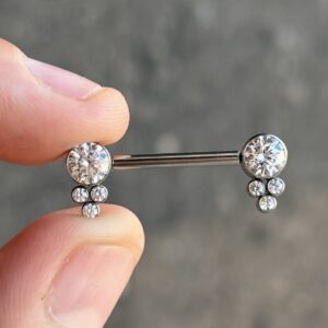 Pezon 4 Zirconias Titanio