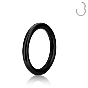 Argolla Gruesa Negra 16g