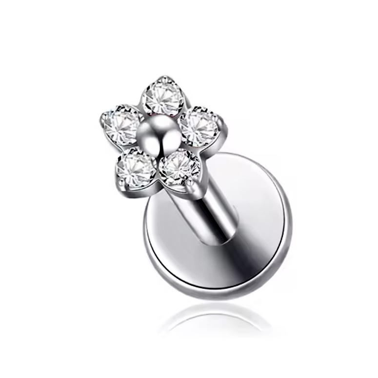 Piercing Mini Florecita Titanio 16g - Image 2