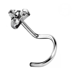Triangulo Piercing Nariz 20g