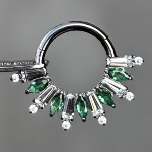 Argolla Prehispanic Emerald Titanio 16g