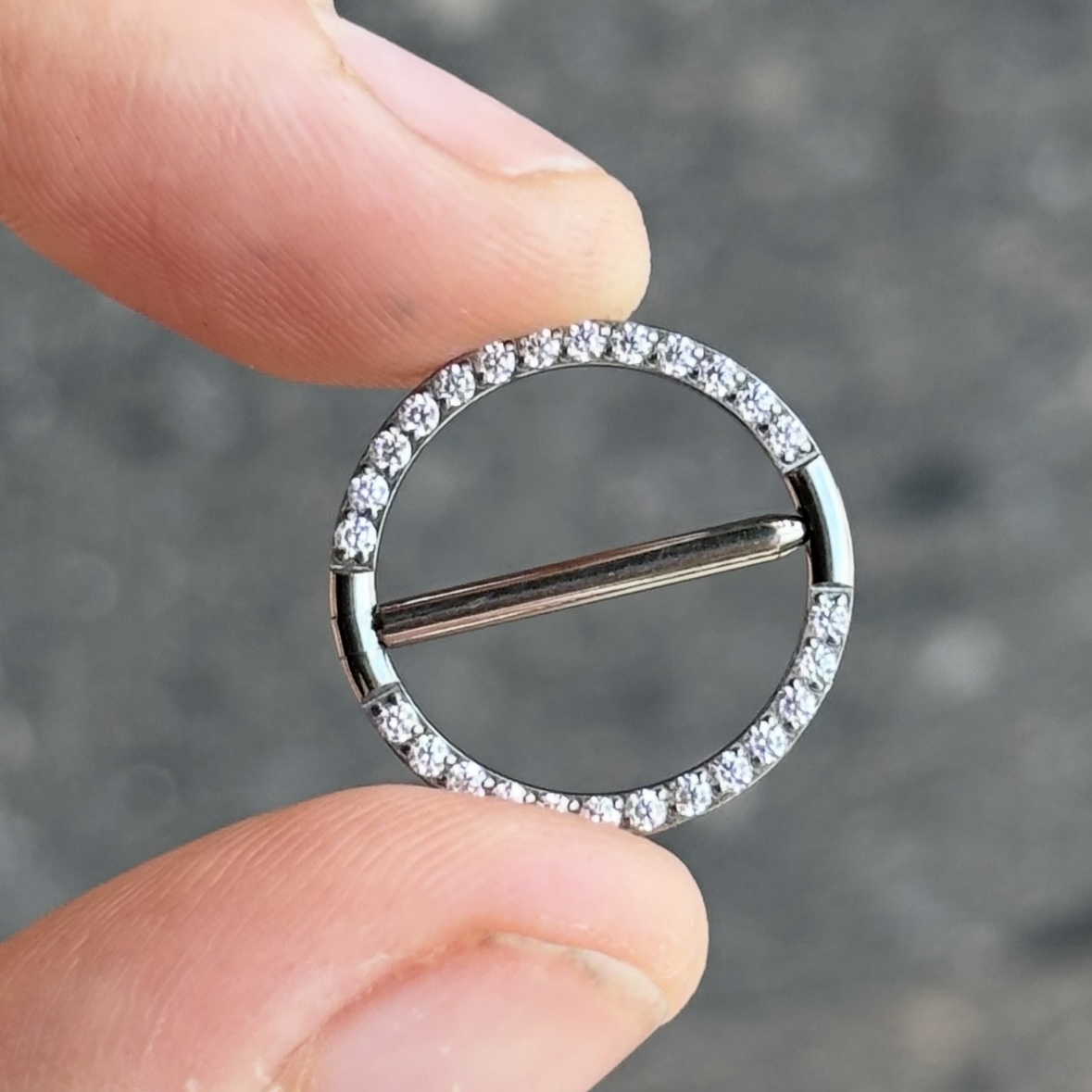 Aro Pezon Piercing Titanio - Image 2