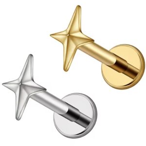 Destello Titanio Piercing 16g