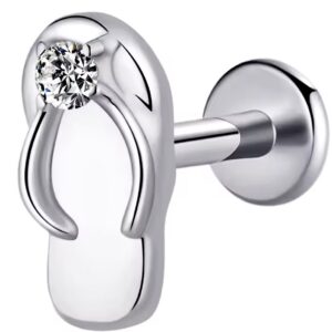 Chanclita Piercing Titanio 16g