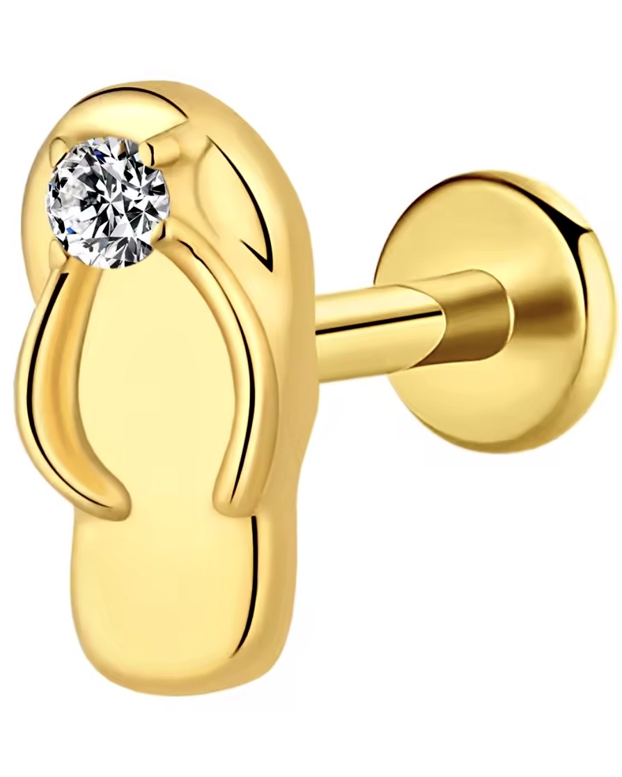 Chanclita Piercing Titanio 16g - Image 2