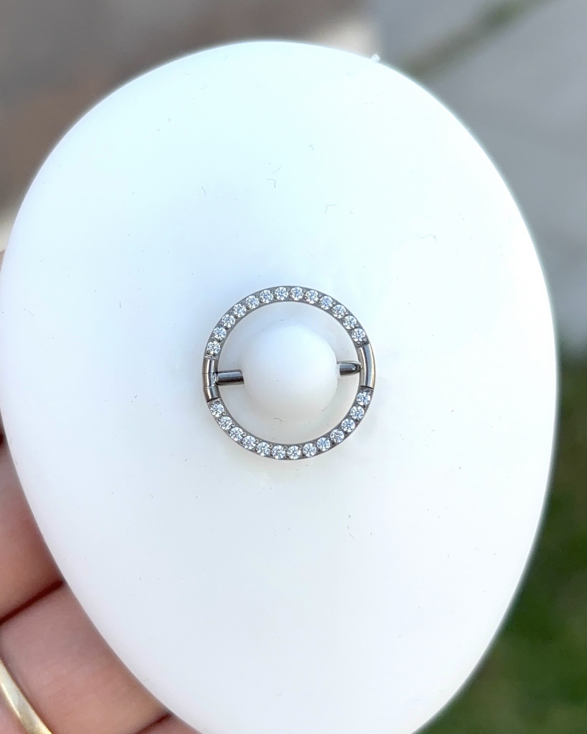 Aro Pezon Piercing Titanio