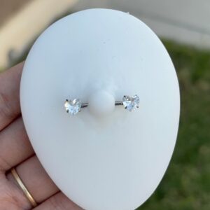 Piercing Zirconia Corazon Titanio