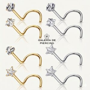Zirconias Gancho Piercing Nariz