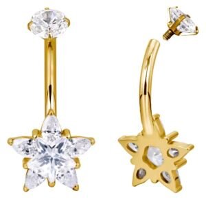 Superstar Ombligo Titanio 14g
